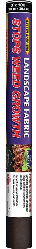 Wbs 100 Flr Landscape Fabric, 100 Ft Length, 3 Ft Width For Weed Control