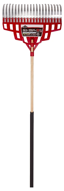 Glr20spc 20-tine Leaf Rake With 15 In Steel Tines And 51 In Hardwood Handle