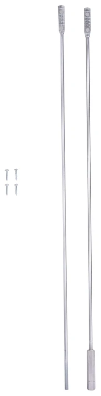 Steel Door Brace System For Storm And Screen Doors - 42 Inches Long