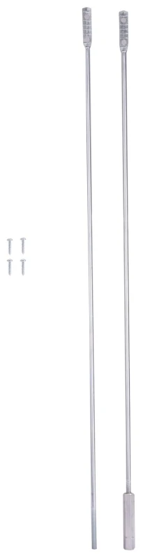 Steel Storm Door Brace System For Wood Screen Doors - Model Lr-106-ps