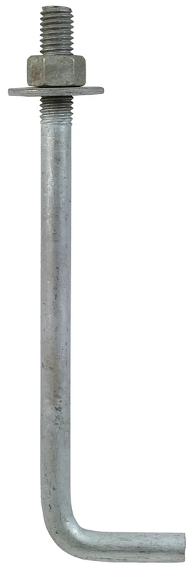 L-bolt 1/2 Inch X 8 Inch With Nut And Washer