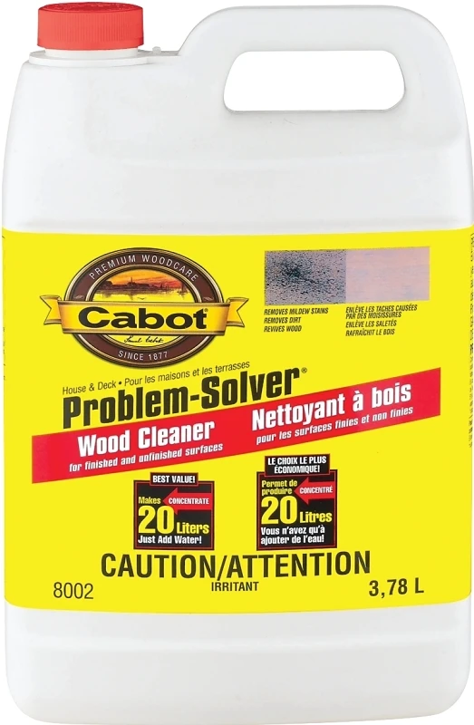 Ready-to-use Wood Cleaner 3.78 Liters For Decks And Houses