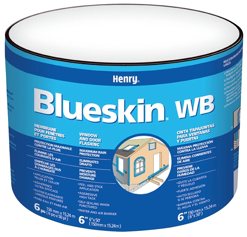 Blueskin Wb Window And Door Flashing 12 In X 50 Ft Self-adhering Membrane
