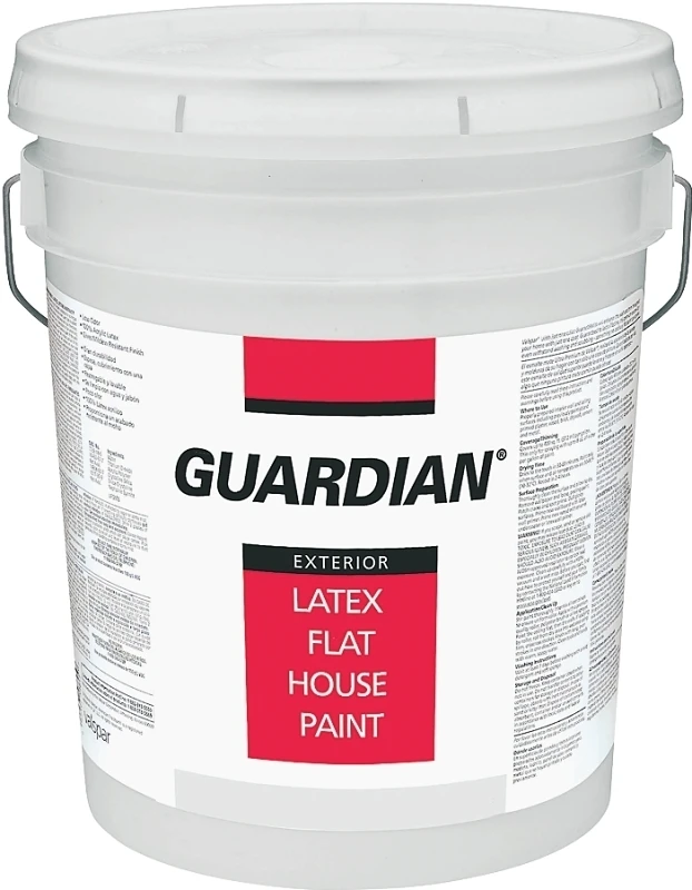 Paint Extra Flat Latex White 5 Gallon For Interior And Exterior Use