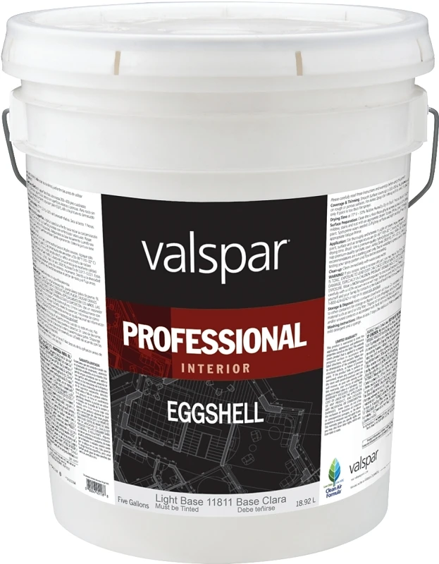 Professional Interior Latex Eggshell Paint 5 Gallon - Excellent Durability & Coverage
