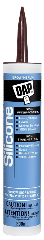 100% Silicone Rubber Sealant 300ml Brown For Interior And Exterior Use