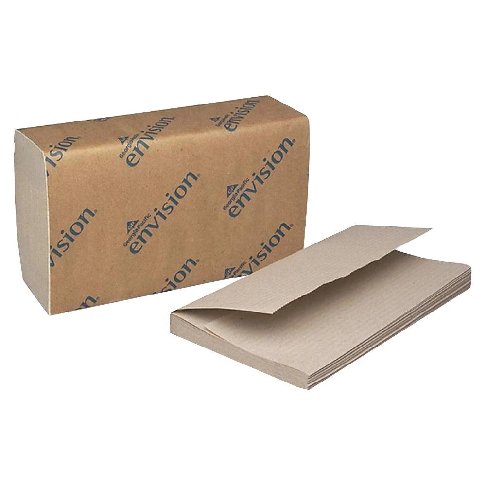 Envision Brown Single-fold Paper Towels - 4000 Sheets, Model Gep23504