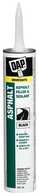 Asphalt Filler And Sealer 300 Milliliters For Driveway Crack Repair