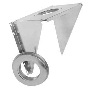 Supervent Adjustable Wall Support 6 Inch Stainless Steel Model Jm6aws