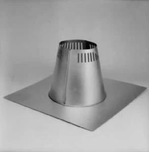 Supervent Roof Flashing 7 Inch For Low Pitch Roofs 0/12 To 1/12