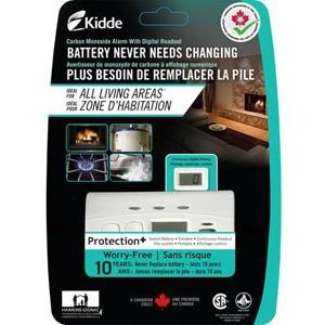 C3010-d-ca 10-year Sealed Battery Carbon Monoxide Alarm With Digital Display