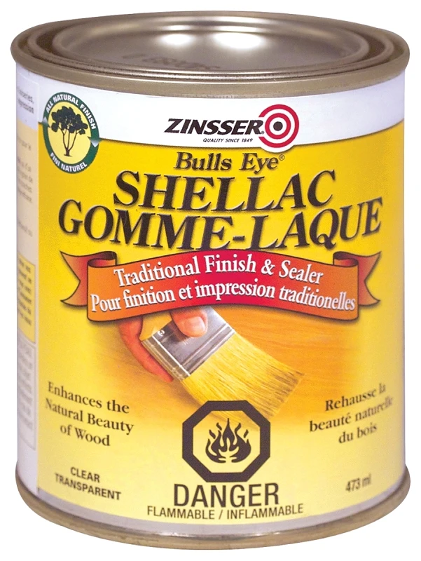 Bulls Eye Shellac 473 Milliliter Clear Wood Finish Spray