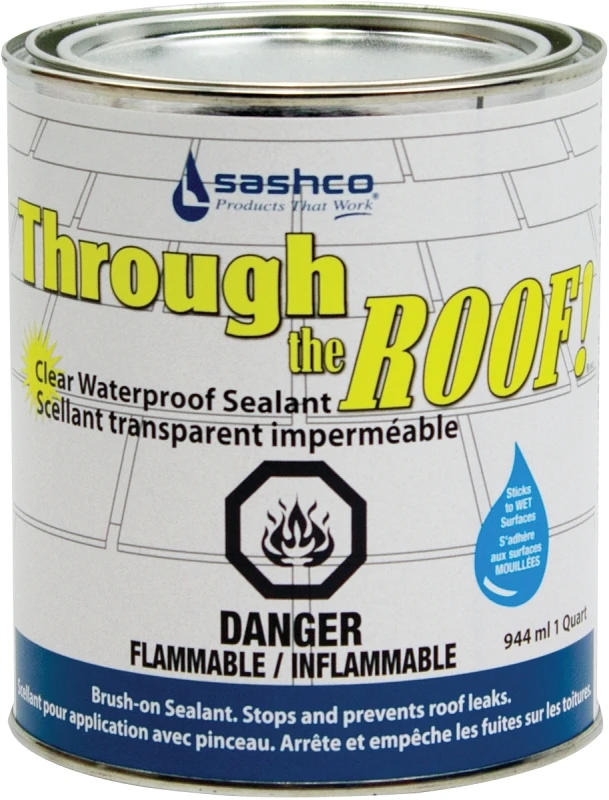 Through The Roof! Clear Ultra-elastic Sealant Quart - Model 14013