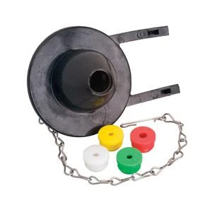 M-line Tank Flapper With Chain And Washers For Water Saver Toilets