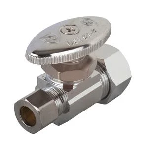M-line Straight Shut-off Valve 3/8 X 5/8 Inch Compression Connection