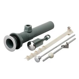 M-line Pop-up Drain Assembly, 1-1/4 Inch Connection, Metal, Chrome Finish