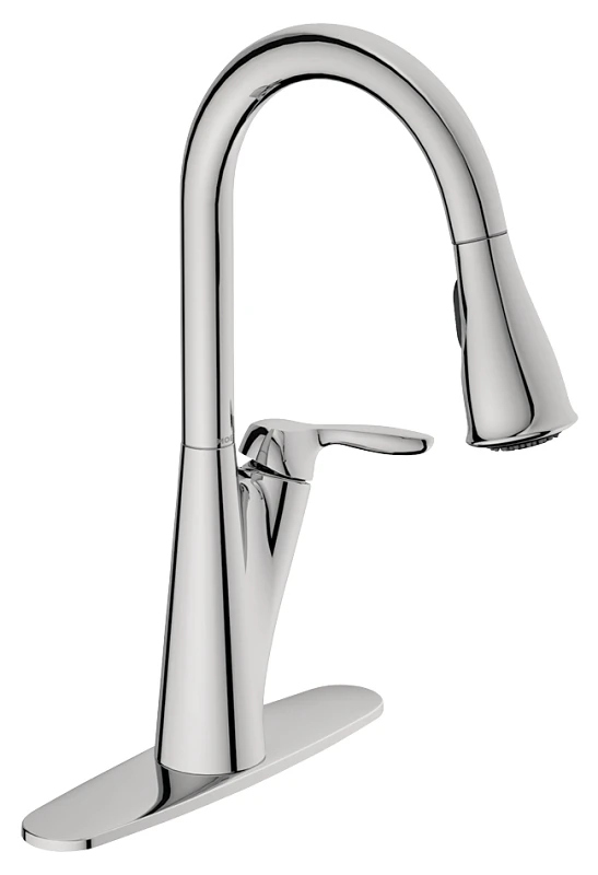 Harlon Collection Chrome One Handle Pull Down Kitchen Faucet Model 87499