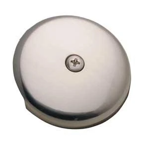 M-line Universal Overflow Plate With Brushed Nickel Finish And Screw Included
