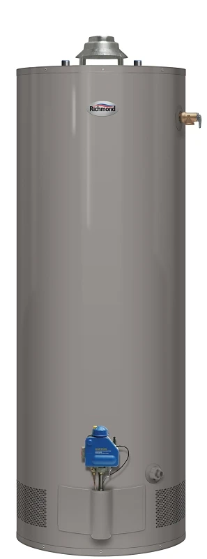Essential Plus 40-gallon Natural Gas Short Water Heater 38000 Btu Model 9g40s-38f3