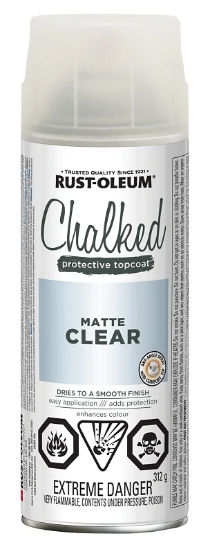 Chalked Protective Matte Clear Topcoat 312g For Ultra-matte Paint