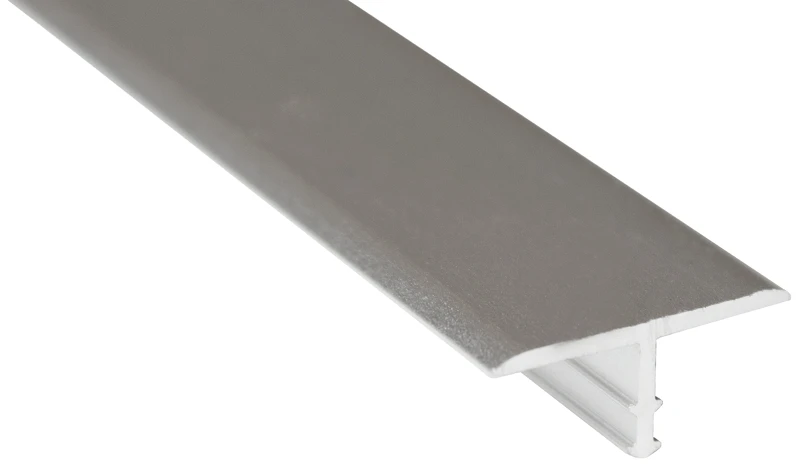T-molding Ceramic Clear 7/8" X 8' For Flooring Transitions