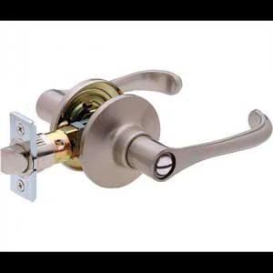 Professional Entry Lever Lock Set, Satin Nickel, Reversible, Security Grade 3