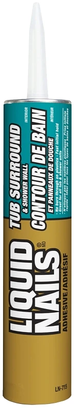 Tub Surround And Shower Wall Adhesive 296ml - High-solids, Voc Compliant