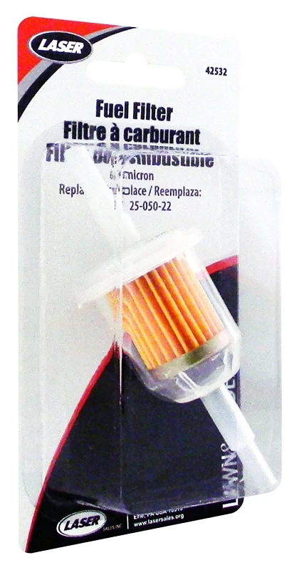 42532 Fuel Filter For Toro And Kohler Lawn Mowers, 60 Micron, 1/4 To 5/16 In