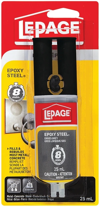 Epoxy Steel 25ml Two-part Adhesive For Metal And Concrete Repairs