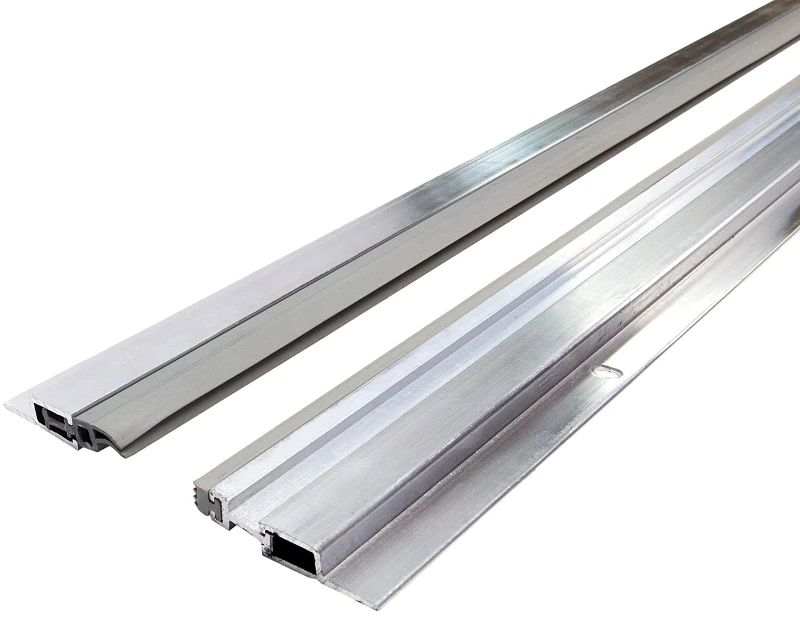 Plus Aluminum Door Jamb, Gray, 2 In Width, 82 In Length, 36 In Height