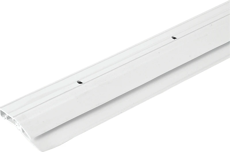 Vinyl Weatherstrip For Garage Door, White, 9 Feet Long, 1 Inch Wide