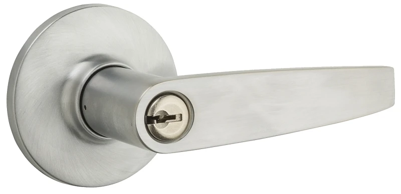 Safe Lock Winston Lever Set Satin Chrome Finish
