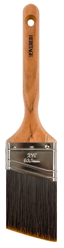 2-1/2 Inch 63mm Angled Paint Brush With Chisel Trim Design