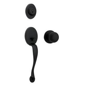Iron Black Entry Handleset Model 9ga94710-020 For Traditional And Contemporary Styles