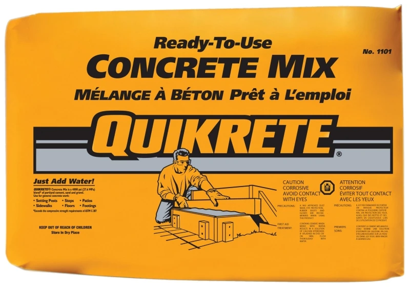 Concrete Mix 25 Kilograms - Pre Blended Cement And Aggregates For Structural Uses