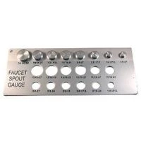 Faucet Aerator Gauge For Measuring Flow Rate And Performance