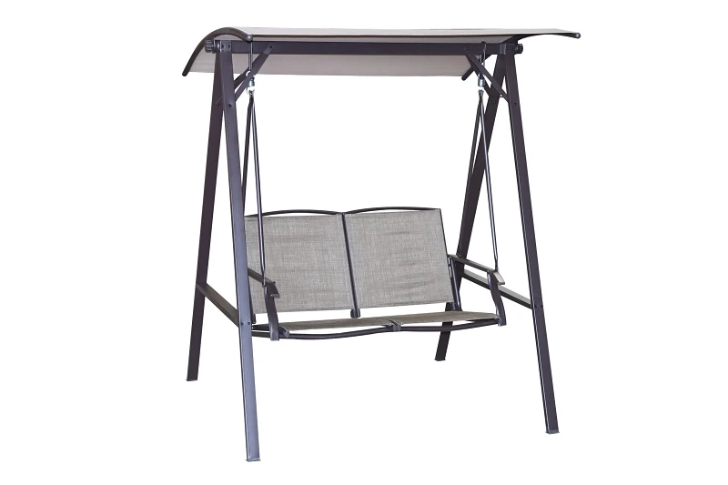 Yn8091 2-person Canopy Swing With Steel Frame And 450 Lbs Capacity