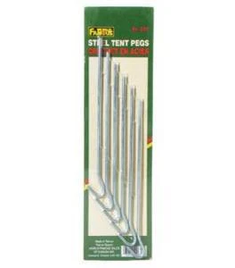 631 Steel Tent Peg, 8 Inches Long For Secure Ground Anchoring