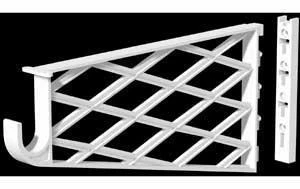 12 Inch And 16 Inch White Shelf Supports - Model 633