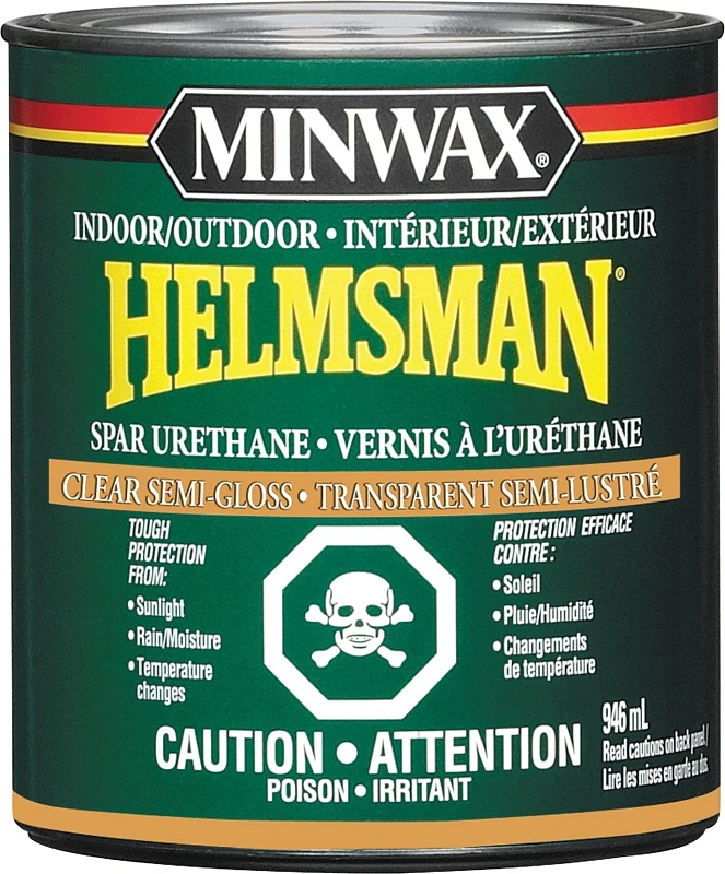 Spar Urethane Water-based Varnish 946 Milliliters For Wood Protection
