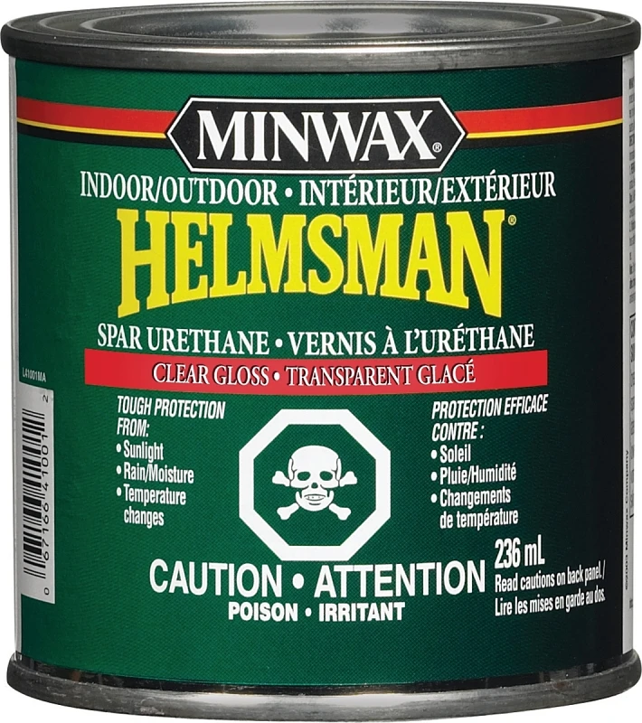 Helmsman Spar Urethane Varnish 236 Ml Clear Gloss Oil-based
