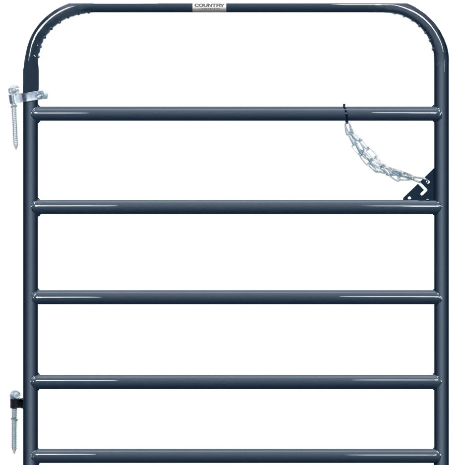 4' Gray Utility Gate For Pastures And Driveways