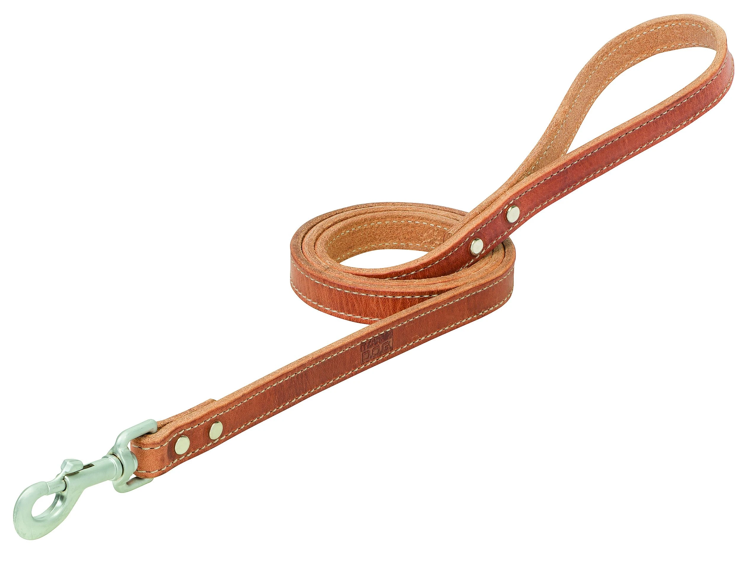 Dog Harness Leather Dog Leash, 3/4 Inch X 6 Feet, Durable Design