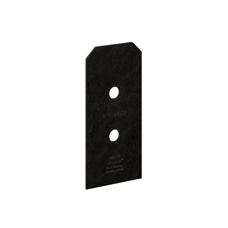 Simpson Strong-tie 4x4 Inch Galvanized Post Base Side Plate - Model Apvb44dsp