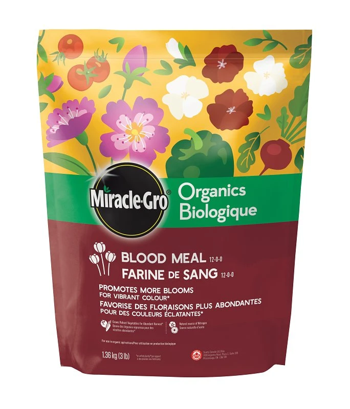 Meal Blood Organics 1.36 Kilograms Fertilizer For Healthy Plants