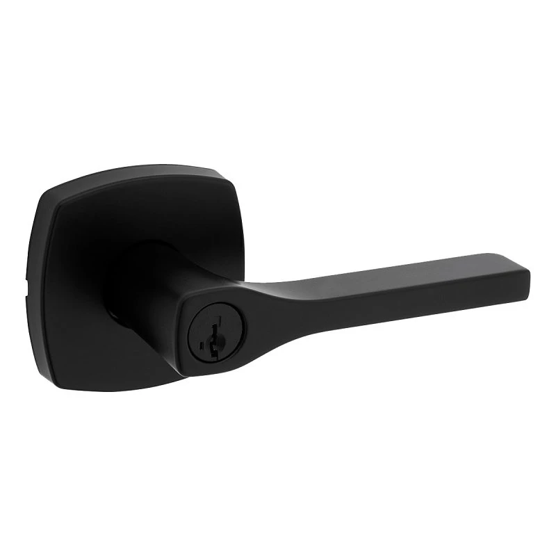 Prague Lever Door Entry Set In Matte Black - Model 9gla5350-182