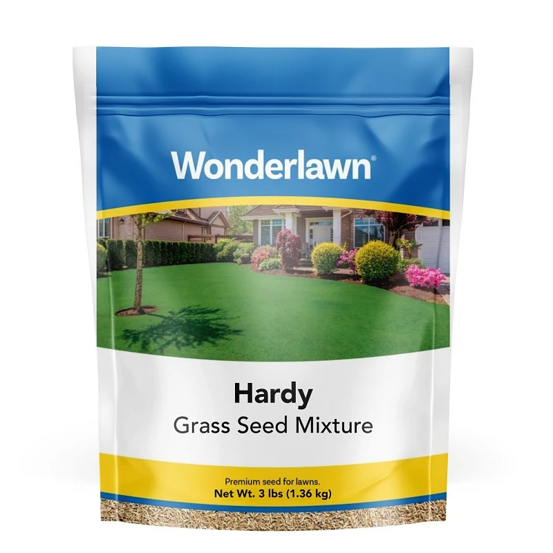 Hardy Lawn Seed Grass 3 Pound Bag For Lush Green Lawns
