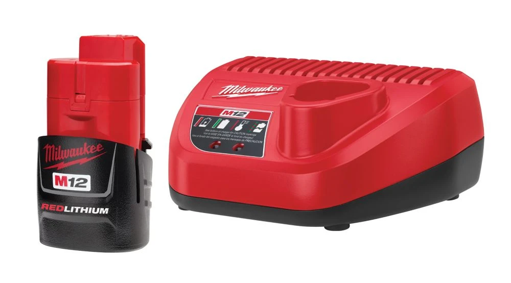 M12 Battery Pack Starter Kit With Charger And Two Batteries