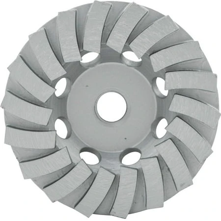 49-93-7795 7 Inch Diamond Cup Wheel Segmented Turbo For Concrete Grinding