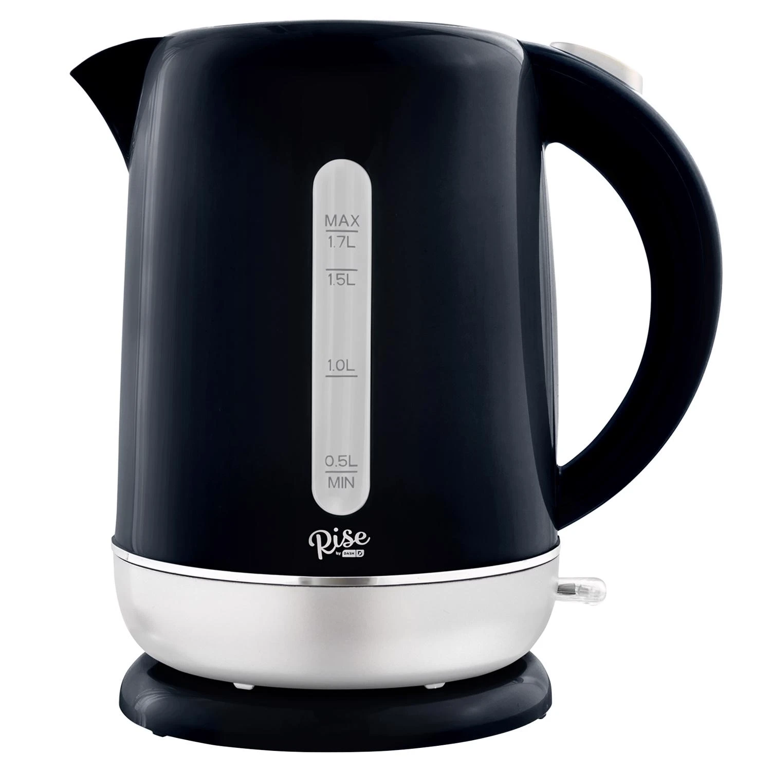 Black Polypropylene 1.7 L Electric Tea Kettle With Cool-touch Handle